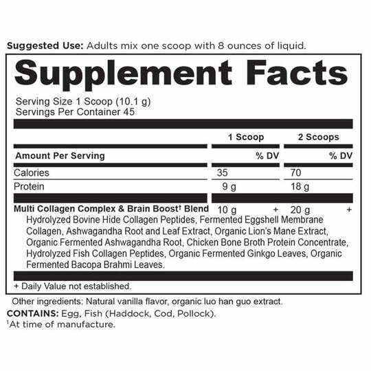 Multi Collagen Protein Powder Plus, ANN